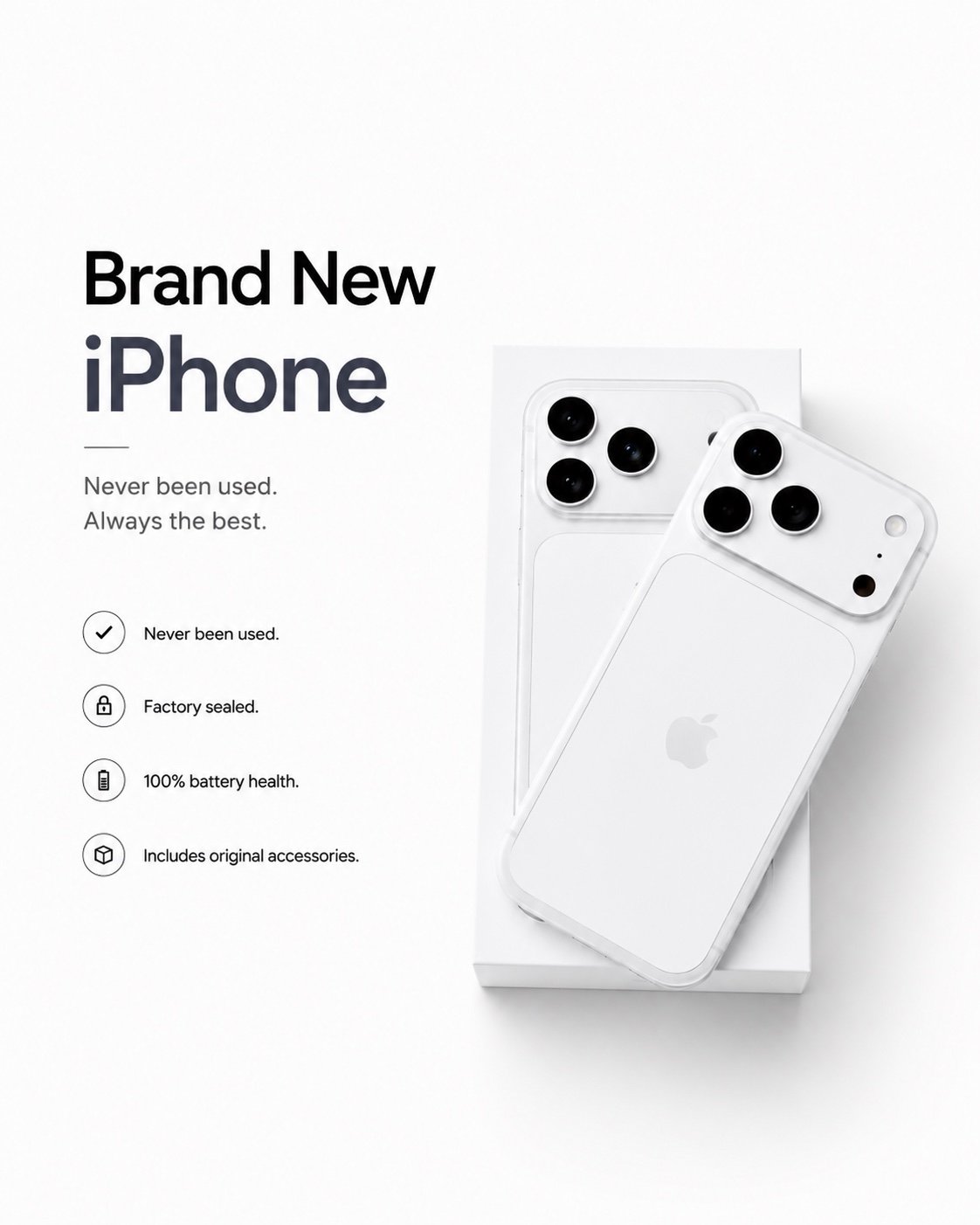 Brand new iPhone